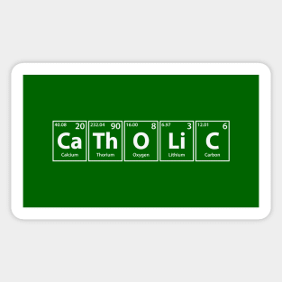 Catholic (Ca-Th-O-Li-C) Periodic Elements Spelling Sticker